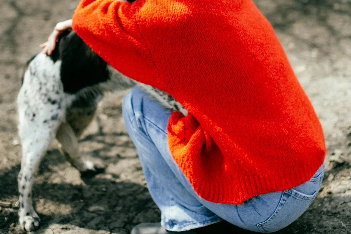Red sweater